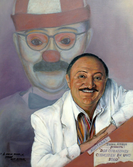 Moncho Borrajo Oil Canvas Portrait