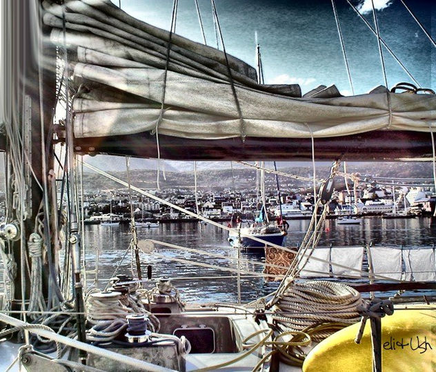 Ushuaia desde el velero