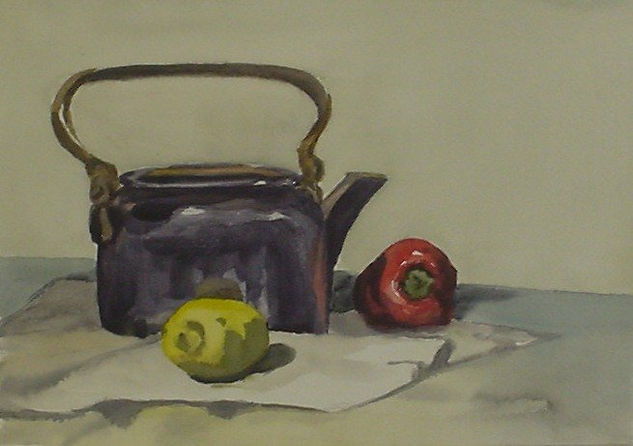 TETERA AZUL Watercolour Paper Still Life Paintings