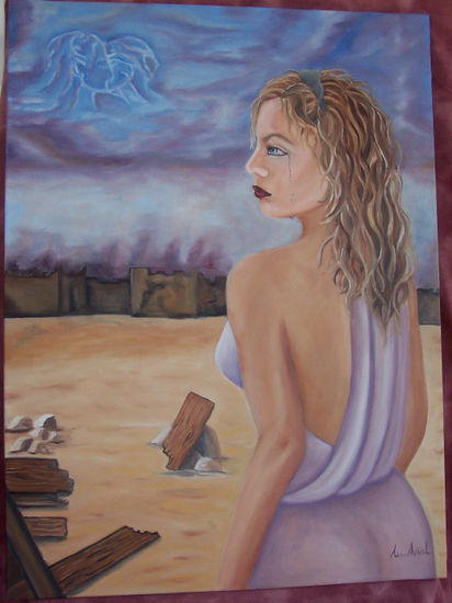 helena de troya Oil Canvas Landscaping