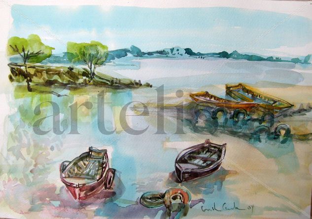 Reflejos Watercolour Paper Marine Painting