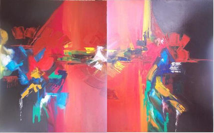 Abstracto diptico
