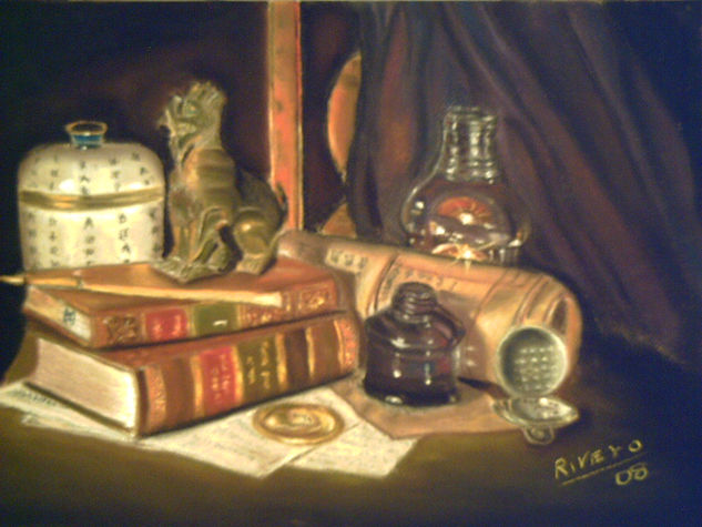 Bodegón Pastel Paper Still Life Paintings