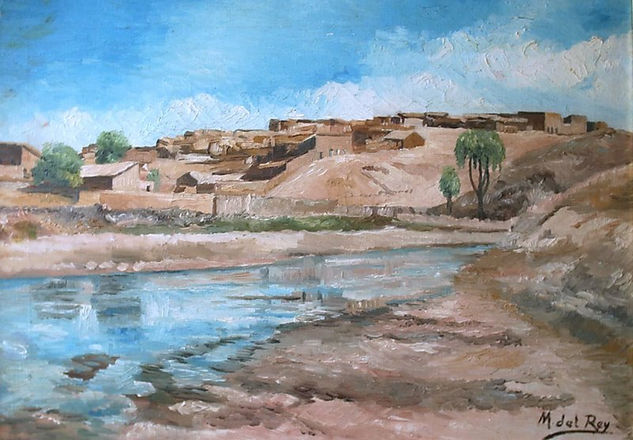 Paisaje de La Quiaca Oil Canvas Landscaping