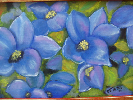 Flores azules
