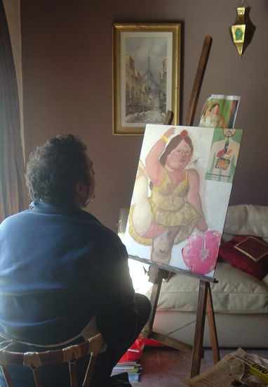 Nacida en Trelew - en proceso - Born in Trelew Canvas Portrait