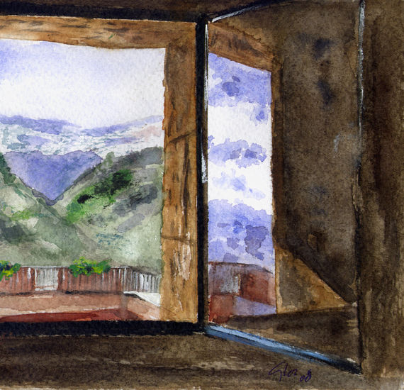 Sierra de Jaén Watercolour Paper Landscaping