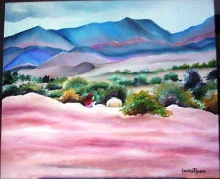 En el norte argentino Oil Canvas Landscaping