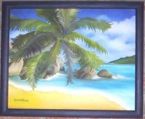 La Playa Oil Canvas Landscaping