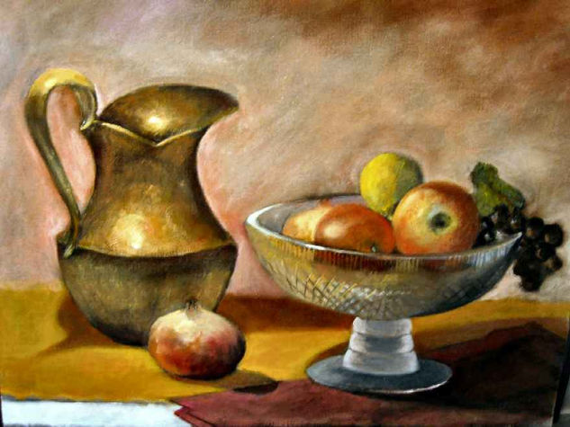 Bodegón frutero Oil Canvas Still Life Paintings