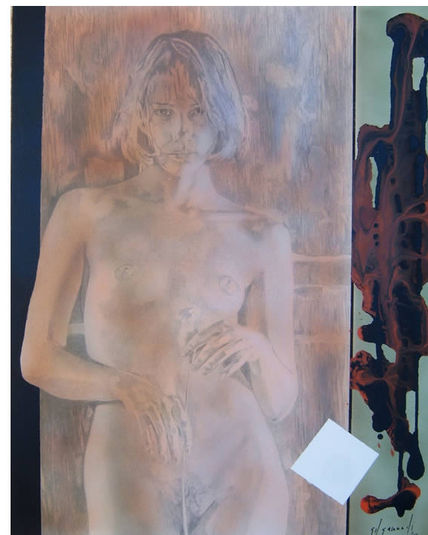 Mujer con textura