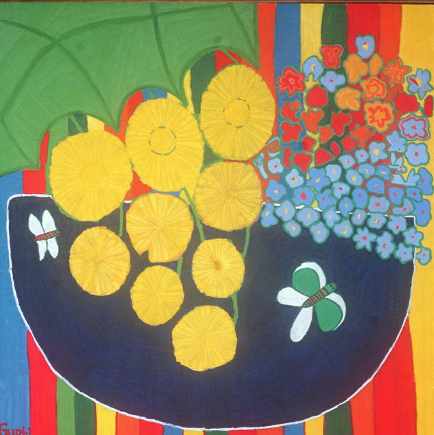 florero frutero