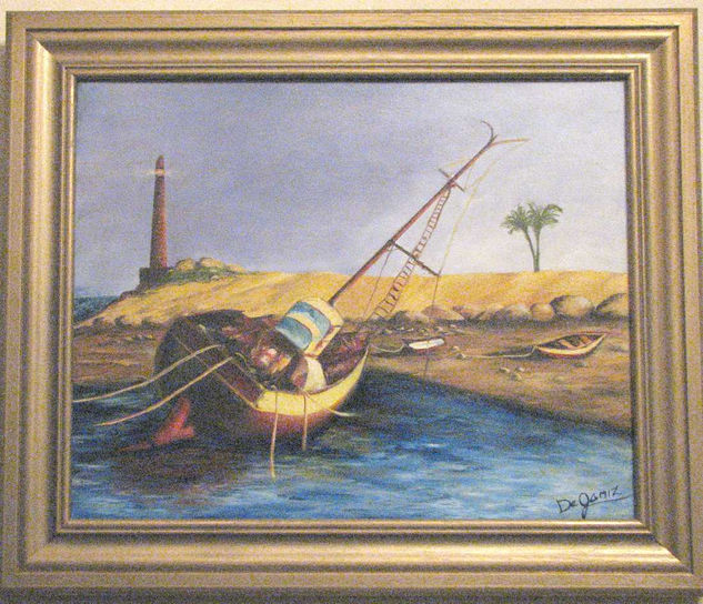 el cabo Oil Canvas Marine Painting