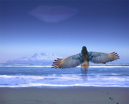 Angel al mar