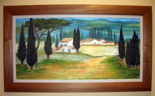 Paisaje De La Mancha Óleo Lienzo Paisaje