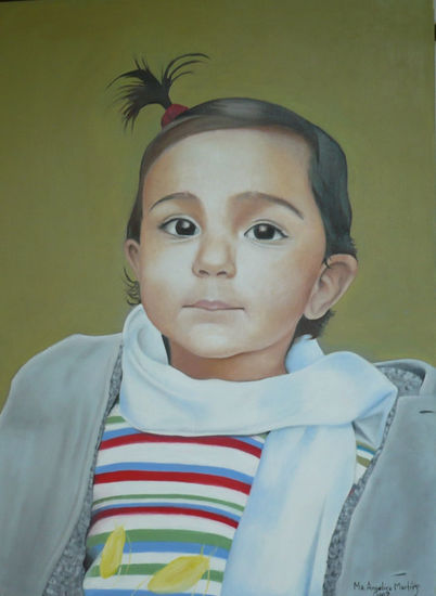 MI DULCE LUCIA Oil Canvas Portrait