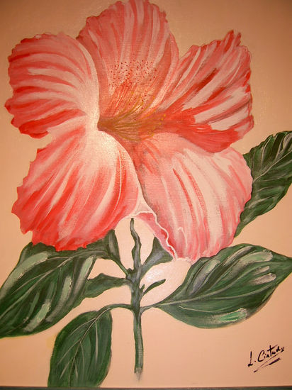 Despertar Oil Panel Floral Painting