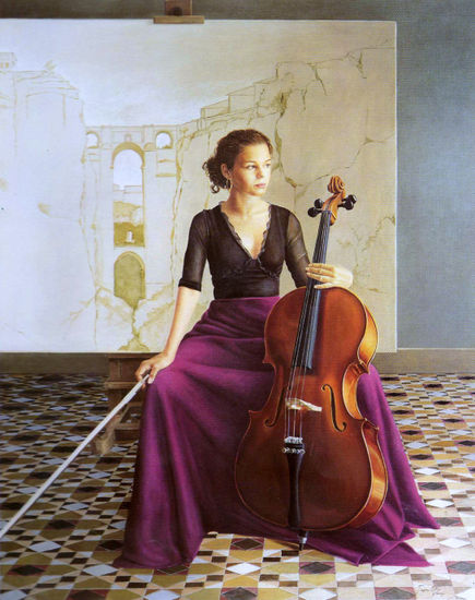 Carmen Óleo Lienzo Figura