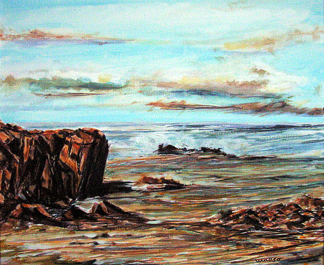 Un día de sol Oil Canvas Marine Painting