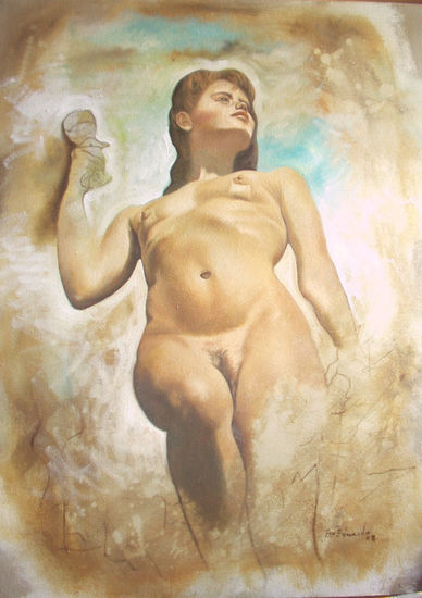 moça embriagada Oil Canvas Nude Paintings