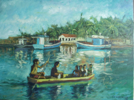 Marina em azul