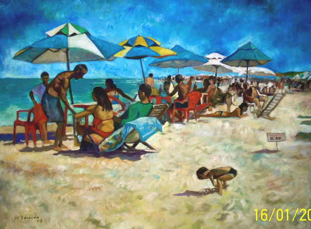 praia do forte Oil Canvas Landscaping