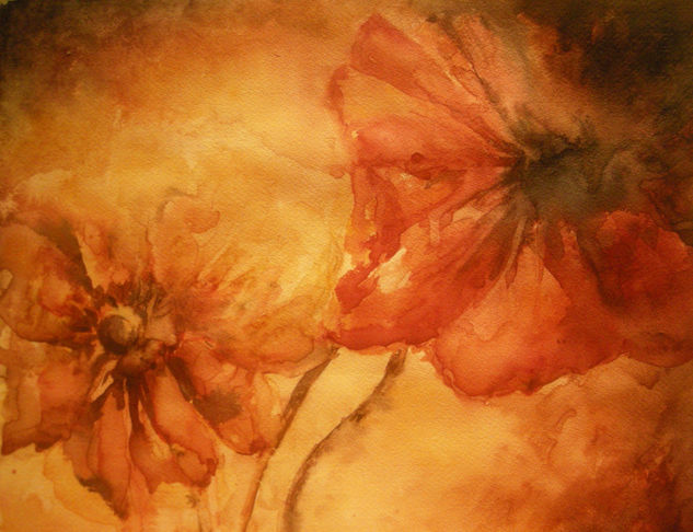 Flores Watercolour Paper Floral Painting