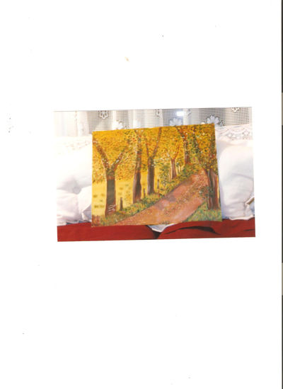 Paisaje otoñal Oil Canvas Landscaping