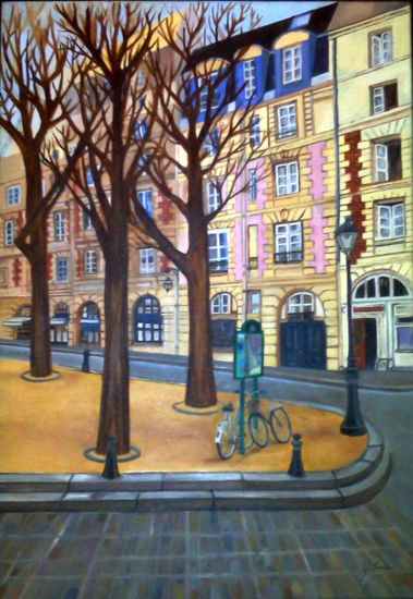 PASEO PARISINO Oil Canvas Landscaping