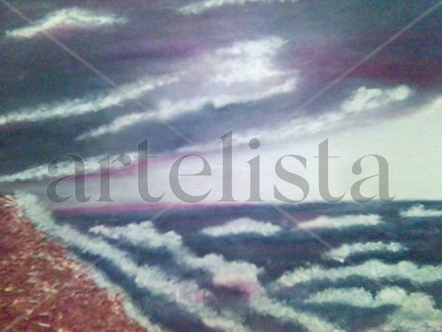 DÍA TORMENTOSO Oil Canvas Marine Painting