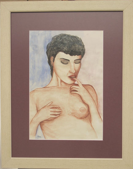 pícara Watercolour Card Nude Paintings