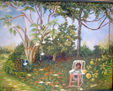 Manuel en el jardín