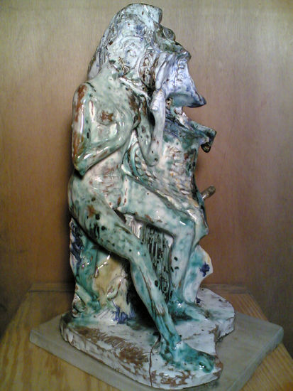 MUJER DEL ESPEJO Pottery Figurative