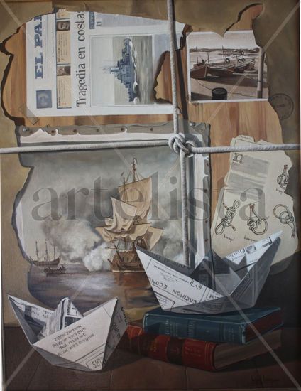 ...de mares y de ilusiones Oil Canvas Still Life Paintings