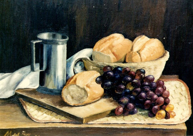 Bodegón - I - Oil Canvas Still Life Paintings