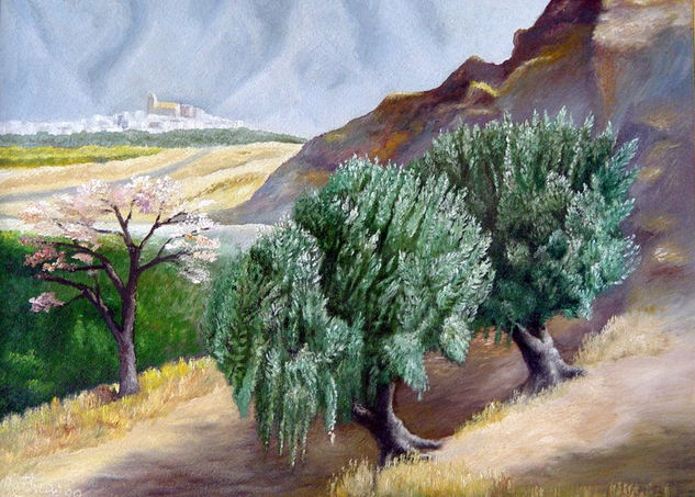 Paisaje de la Alpujarra Oil Paper Landscaping