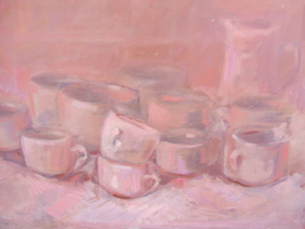 Bodegon en rosa