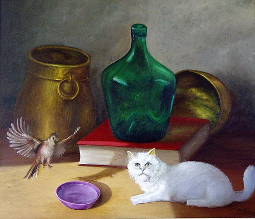 Lo imposible, posible Oil Canvas Still Life Paintings