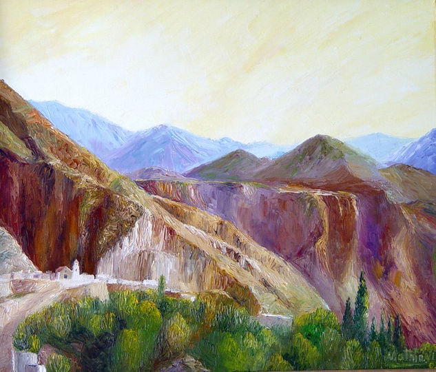 Iruya - II - Oil Canvas Landscaping