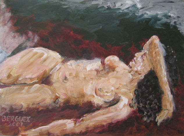 El síndrome de Casandra Acrylic Panel Nude Paintings