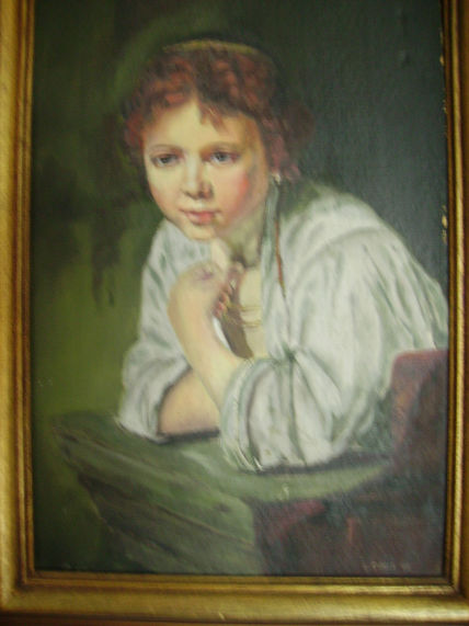 Niña en la ventana