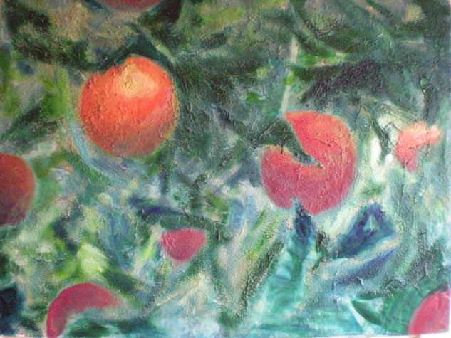 tomates de la huerta del abuelo Mixed media Canvas Landscaping