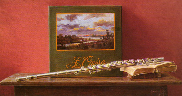 la flauta magica Oil Canvas Still Life Paintings