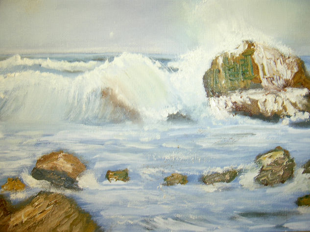 Oleaje Oil Canvas Marine Painting