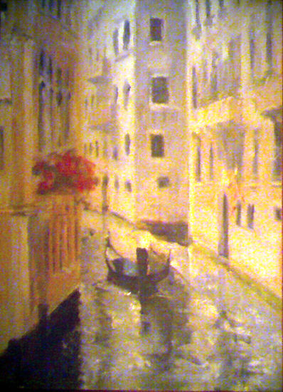 Canal de Venecia Oil Panel Others