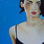 Retratos menos realistas, técnica mixta. thumbnail 2