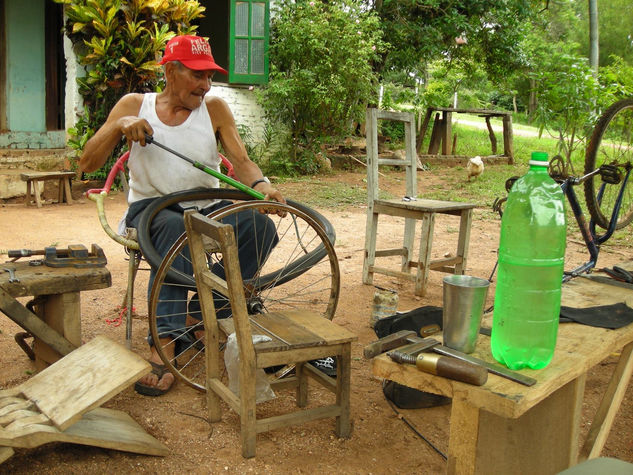 Abuelo bicicletero 