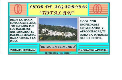 Licor de algarrobas.