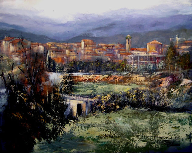 Navàs Oil Canvas Landscaping