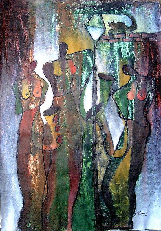 Serenata al gato iluminado